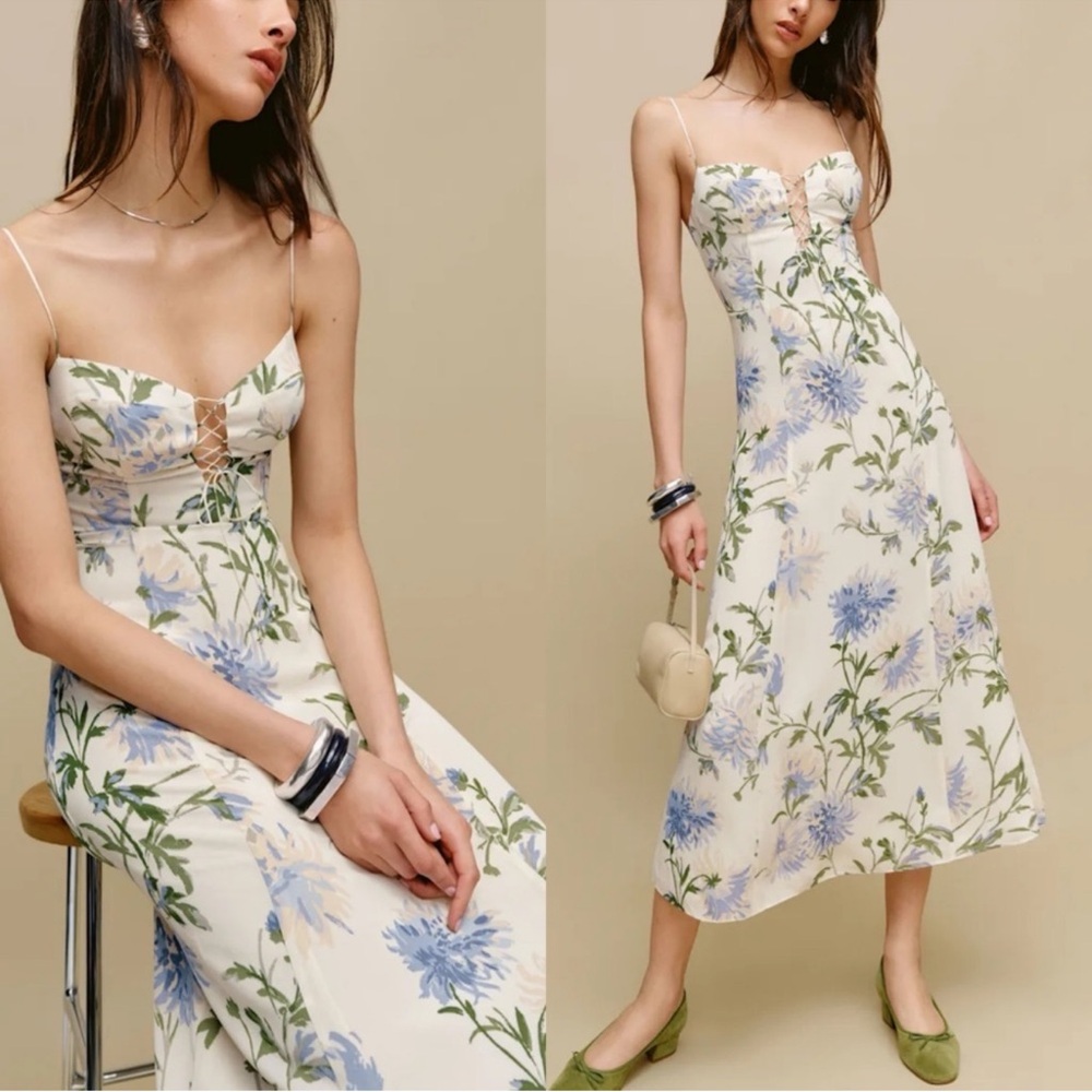 NWT Reformation Emely Dress Size 4 - Picture 2 of 5